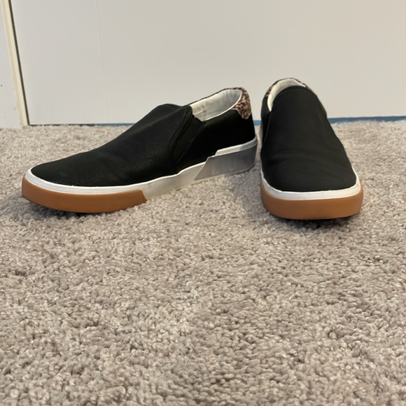 Dolce Vida Black Slip-Ons with accents - Picture 2 of 3